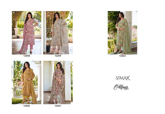 New Alfaaz Simar Mal Pant Style Suits Exporter Ahmedabad
