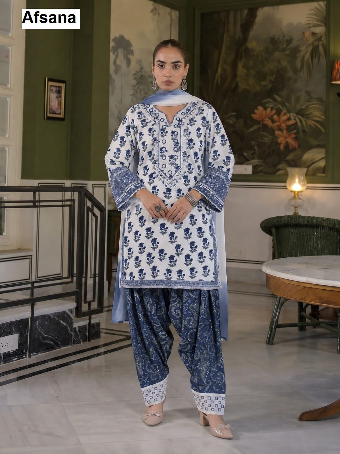 New Amina Afsana Reyon Pakistani Readymade Suits Wholesale Price