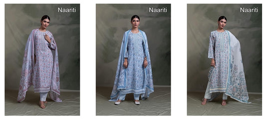 New Anura Naariti Linen Pant Style Suits Manufacturer Ahmedabad