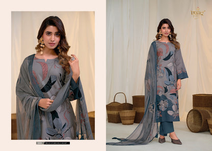 New Ariana Rang Fashion Swiss Lawn Pant Style Suits Exporter Gujarat