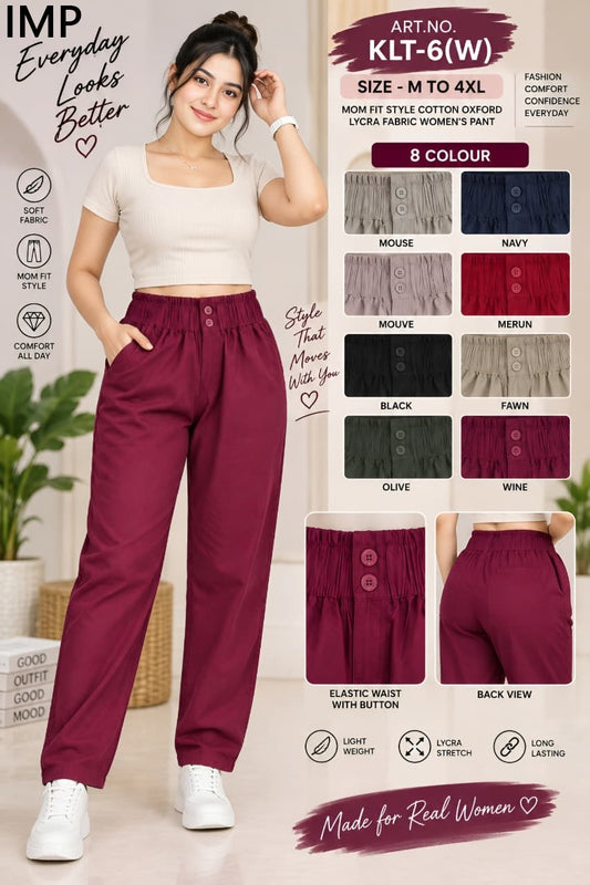 New Art Klt-6 W Imp Cotton Women Pants Wholesaler India