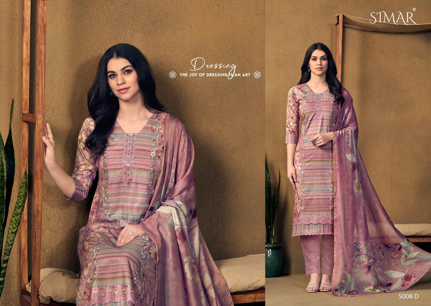 New Bani Organza Simar Viscose Pant Style Suits Wholesaler Ahmedabad
