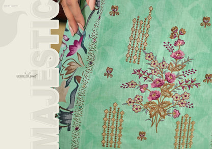 New Bin Saeed House Of Lawn Cotton Karachi Salwar Suits Supplier