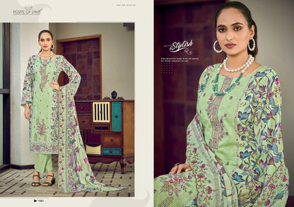 New Bin Saeed House Of Lawn Cotton Karachi Salwar Suits Supplier
