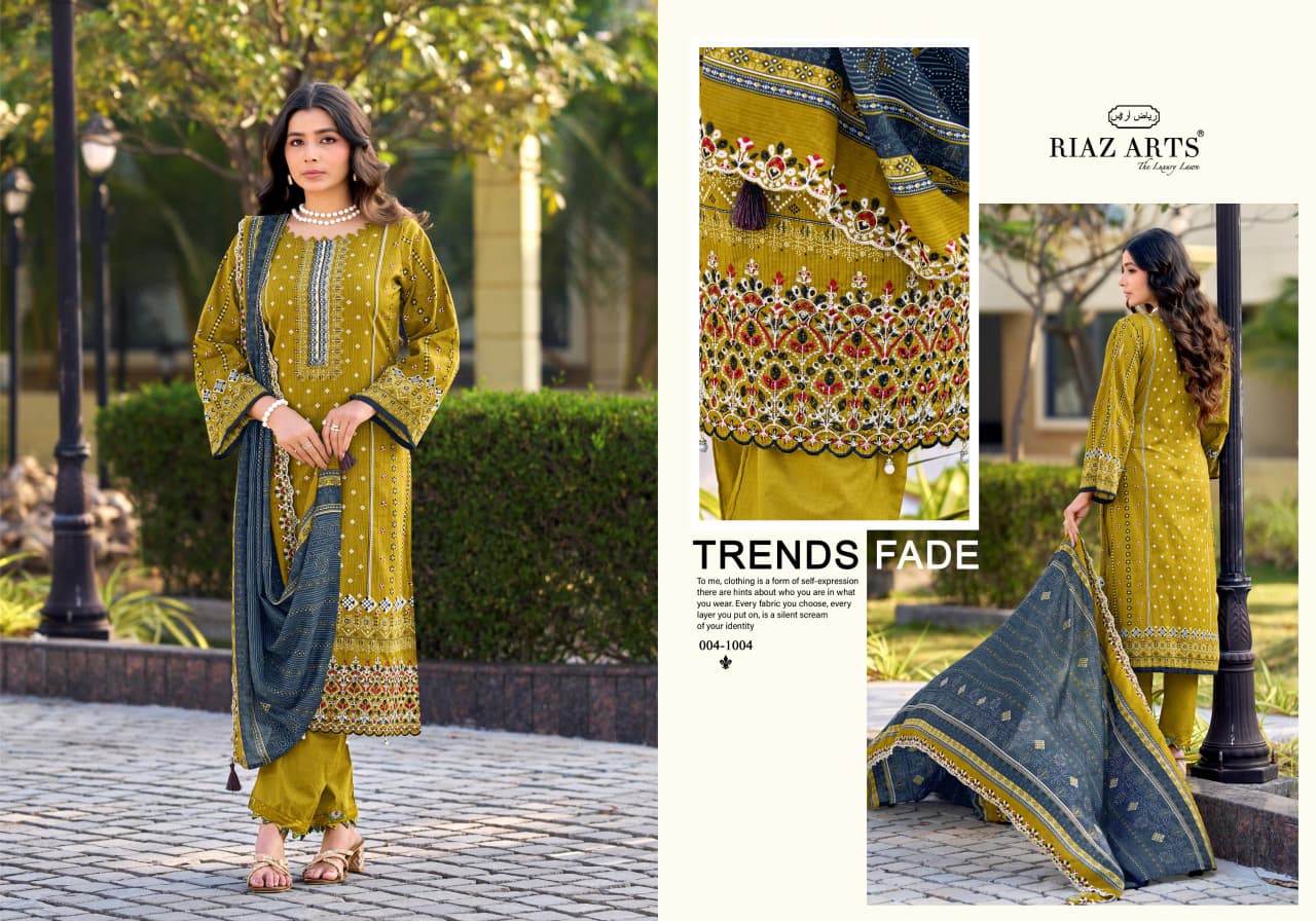 New Bin Saeed Vol 16 Riaz Art Cambric Lawn Karachi Salwar Suits Wholesale Price