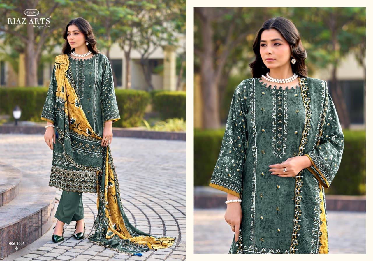 New Bin Saeed Vol 16 Riaz Art Cambric Lawn Karachi Salwar Suits Wholesale Price