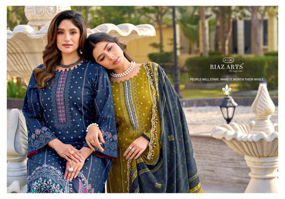 New Bin Saeed Vol 16 Riaz Art Cambric Lawn Karachi Salwar Suits Wholesale Price
