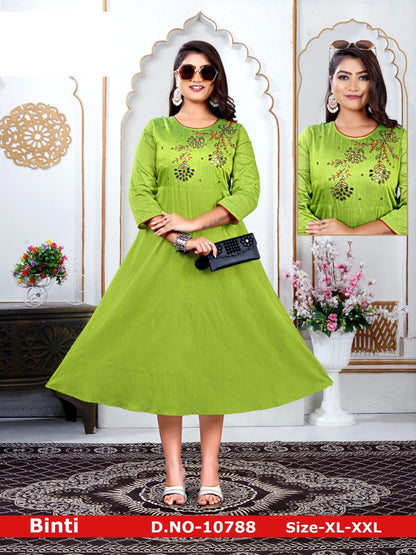 New Binti Jnx Anarkali Kurtis Wholesale