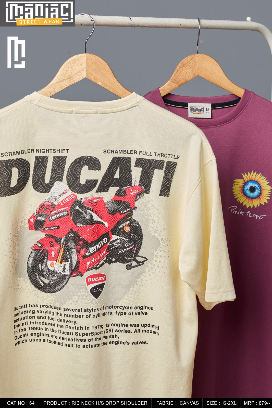 New Cat 64 Maniac Canvas Mens Tshirts Exporter India