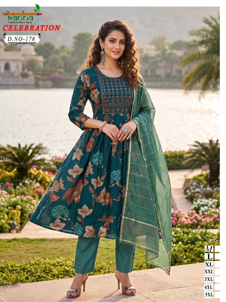 New Celebration Kanha Vatican Readymade Anarkali Suits Exporter Gujarat