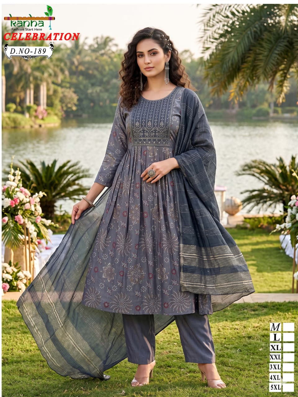 New Celebration Kanha Vatican Readymade Anarkali Suits Exporter Gujarat