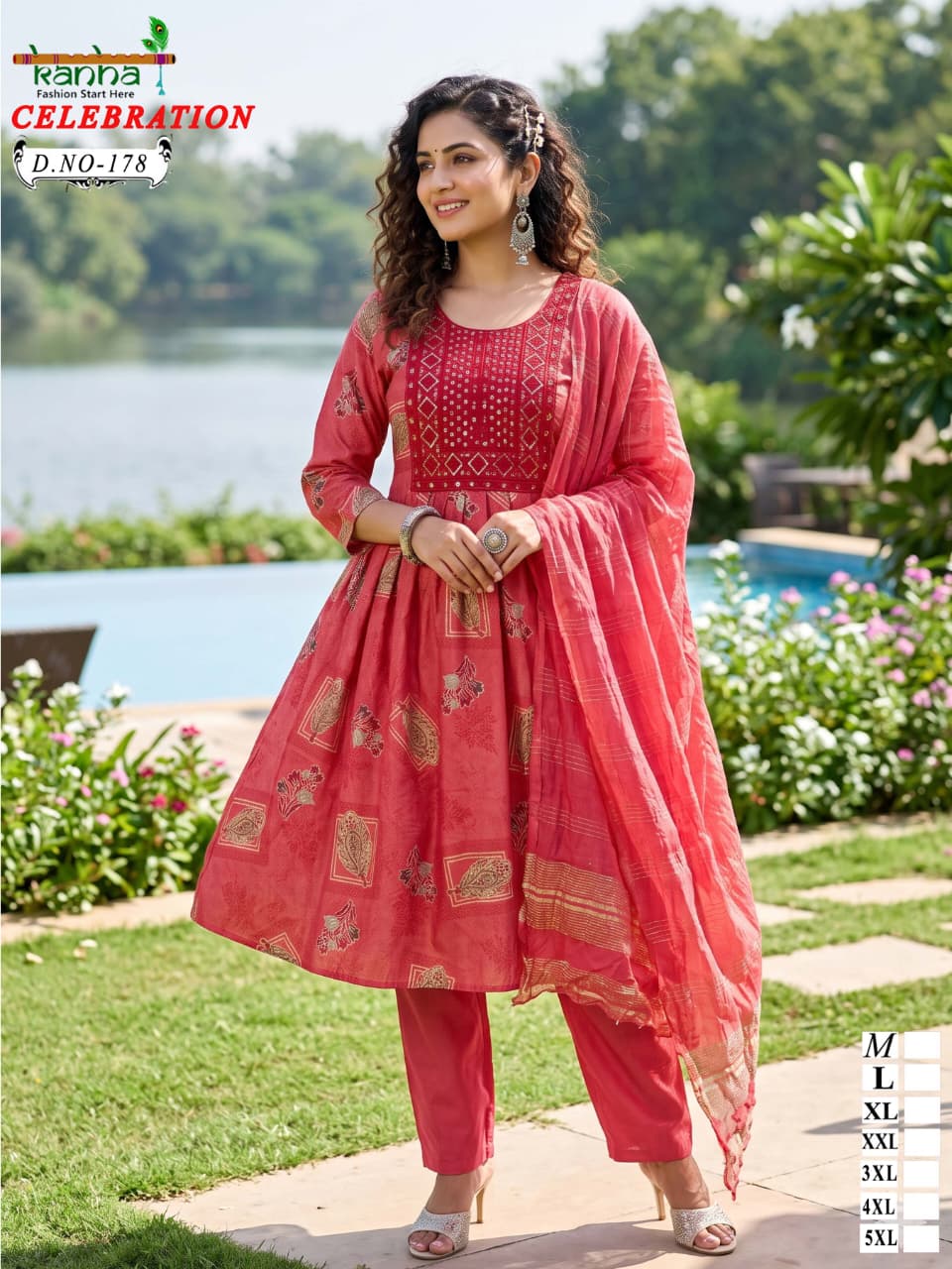 New Celebration Kanha Vatican Readymade Anarkali Suits Exporter Gujarat