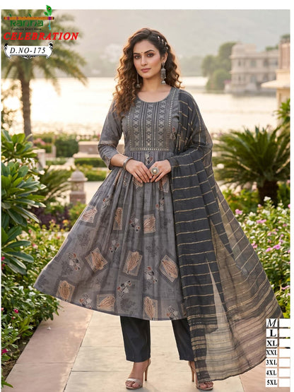 New Celebration Kanha Vatican Readymade Anarkali Suits Exporter Gujarat
