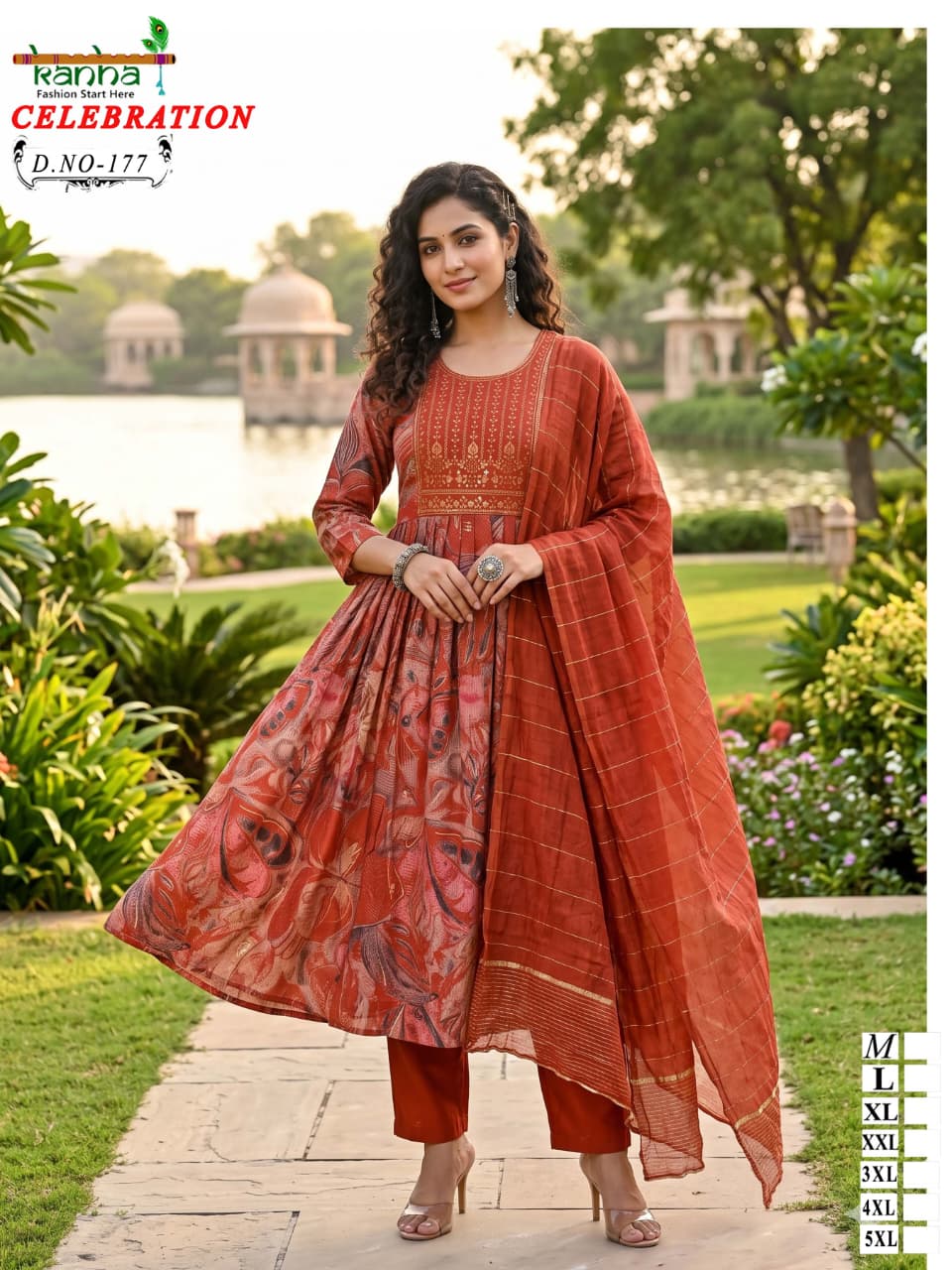 New Celebration Kanha Vatican Readymade Anarkali Suits Exporter Gujarat