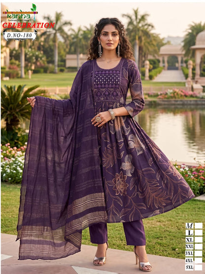 New Celebration Kanha Vatican Readymade Anarkali Suits Exporter Gujarat