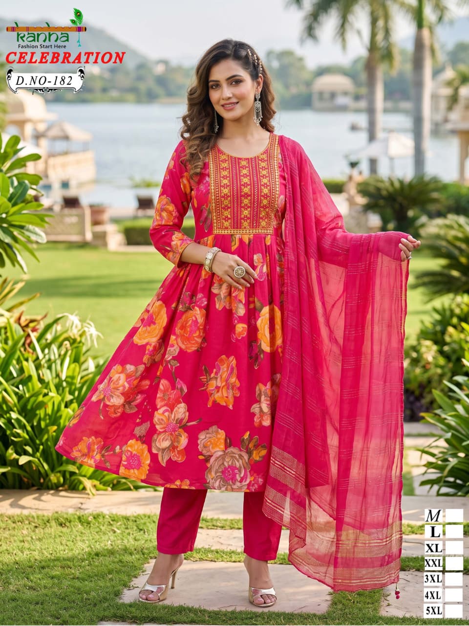 New Celebration Kanha Vatican Readymade Anarkali Suits Exporter Gujarat