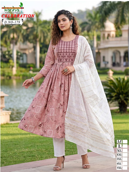 New Celebration Kanha Vatican Readymade Anarkali Suits Exporter Gujarat