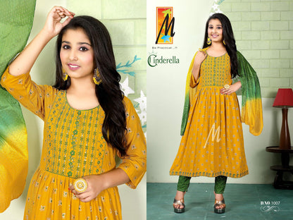 New Cinderella Master Heavy Reyon Girls Readymade Pant Suits Supplier Ahmedabad