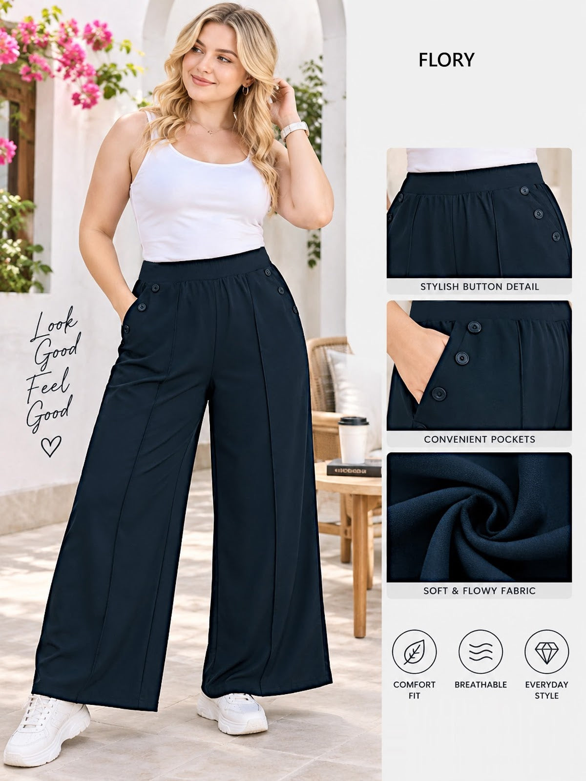 New Colors 0709 Flory Imported Women Pants Wholesaler