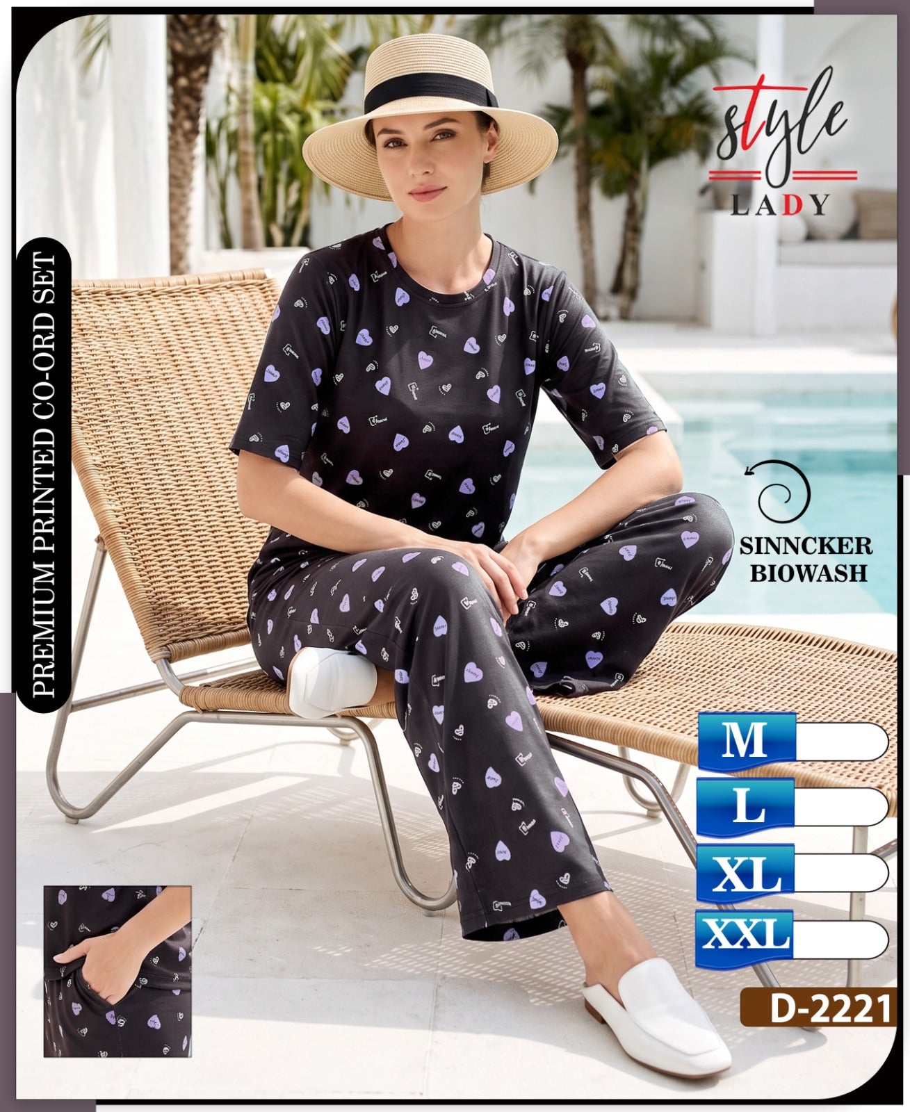 New Colors 2221 Ladys Sinker Co Ord Set Wholesaler Gujarat