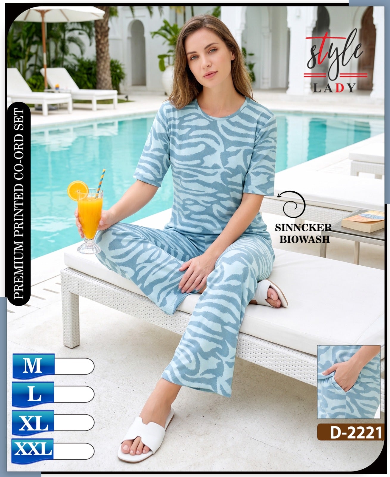 New Colors 2221 Ladys Sinker Co Ord Set Wholesaler Gujarat