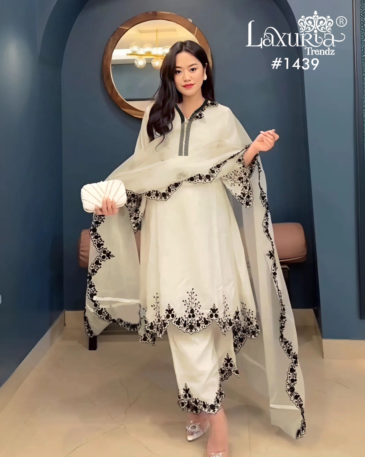 New Colour 1439 Laxuria Trendz Fox Pakistani Readymade Suits Exporter Ahmedabad