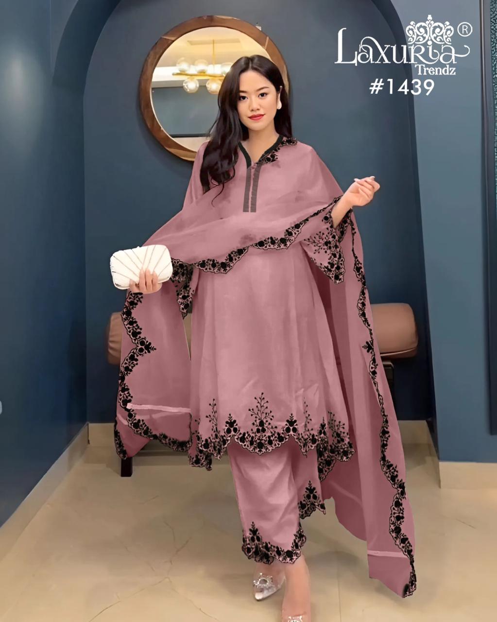 New Colour 1439 Laxuria Trendz Fox Pakistani Readymade Suits Exporter Ahmedabad