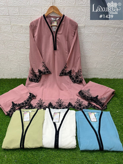 New Colour 1439 Laxuria Trendz Fox Pakistani Readymade Suits Exporter Ahmedabad