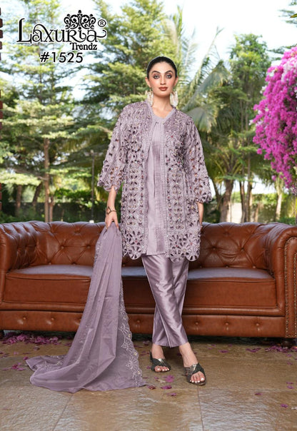 New Colour 1525 Laxuria Trendz Vichitra Pakistani Readymade Suits Supplier Ahmedabad
