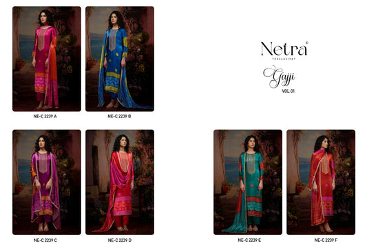 New Colour Gajji Vol 1 Netra Pant Style Suits Exporter
