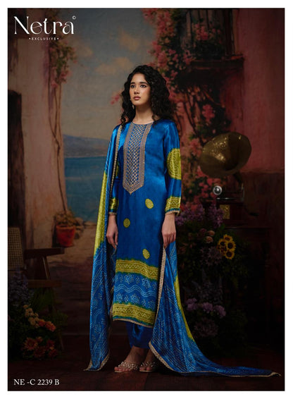 New Colour Gajji Vol 1 Netra Pant Style Suits Exporter