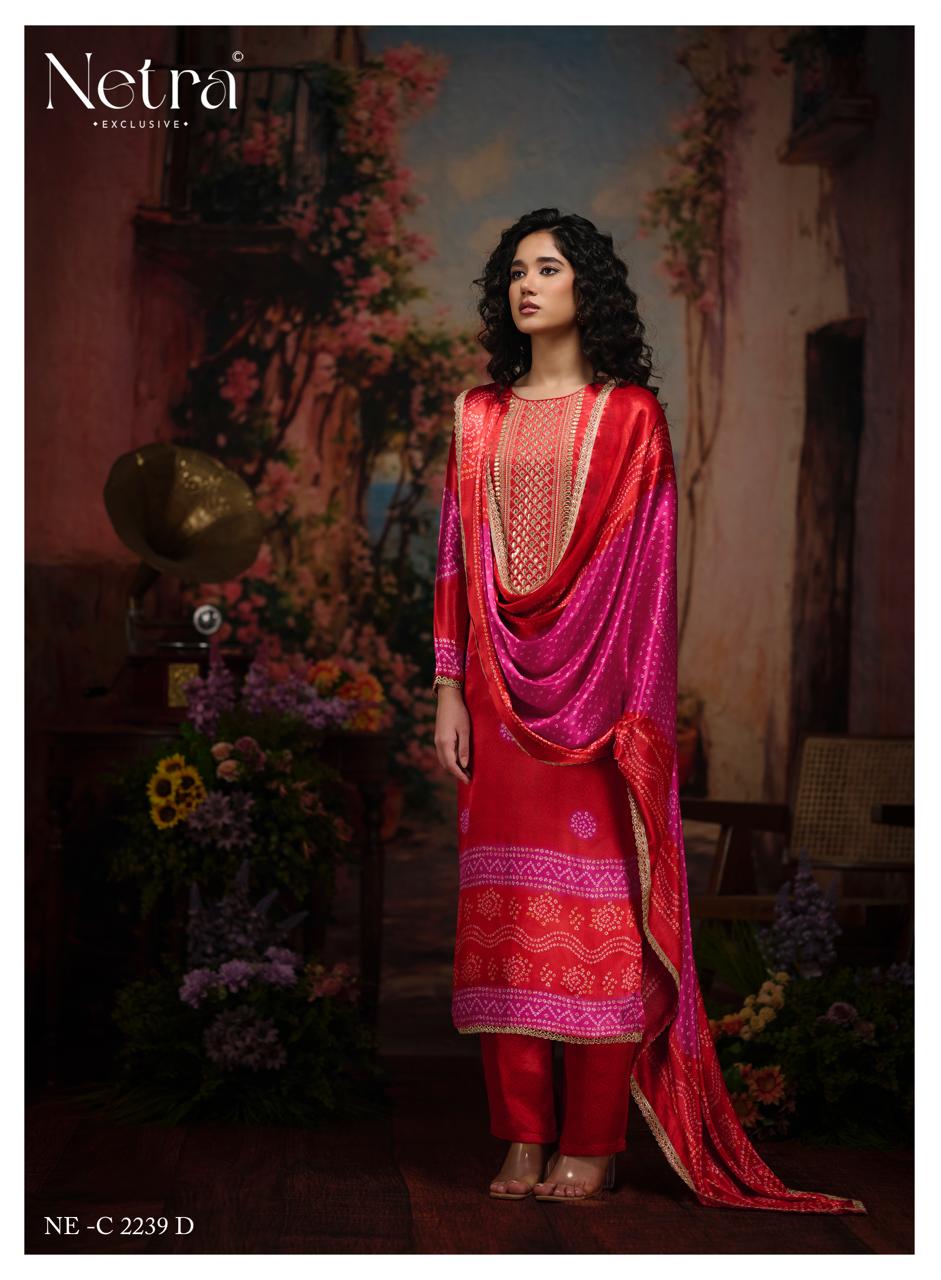 New Colour Gajji Vol 1 Netra Pant Style Suits Exporter
