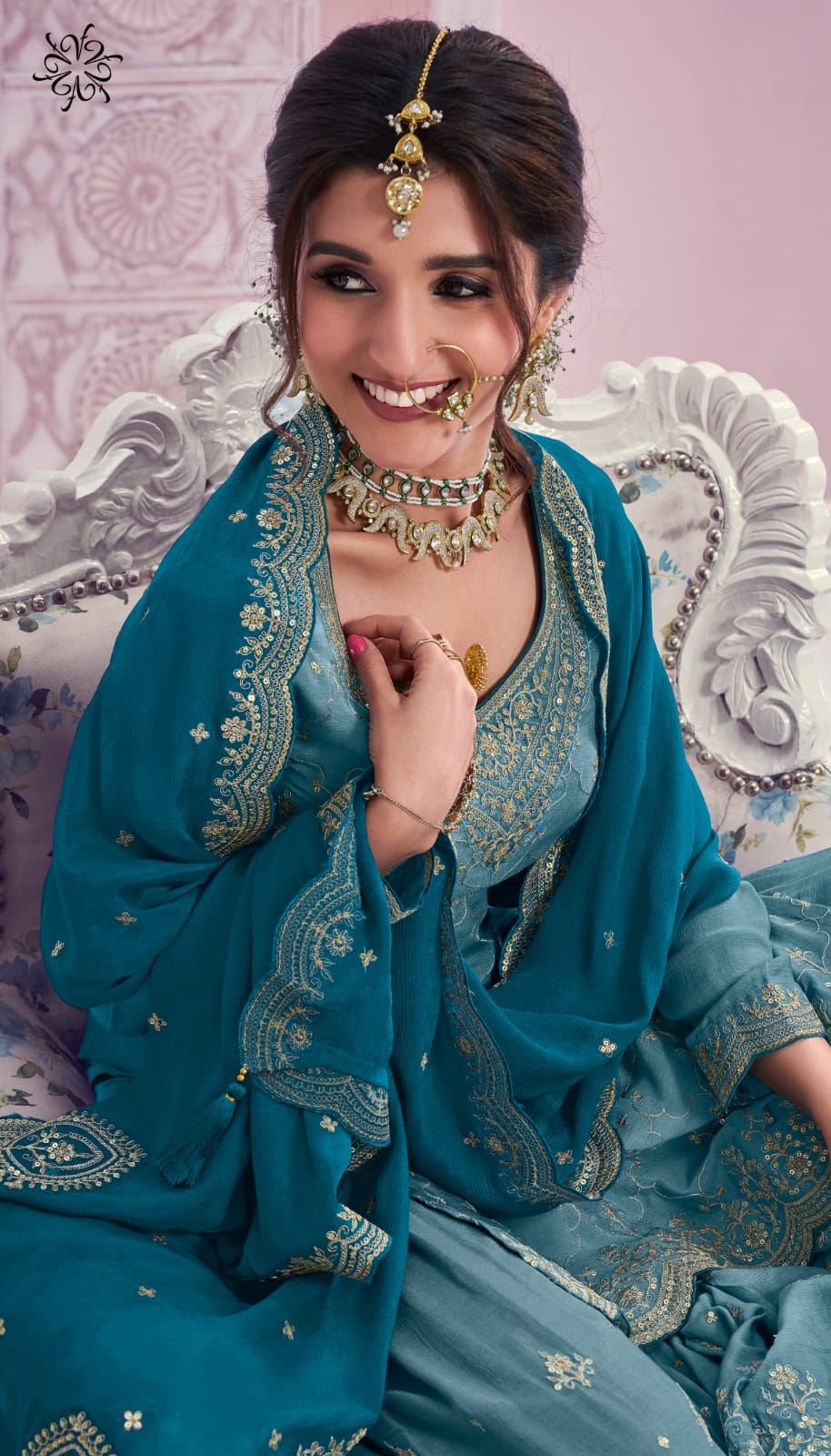 New Colour Rangrasiya Hit List Vinay Fashion Llp Chinnon Sharara Style Suits Supplier