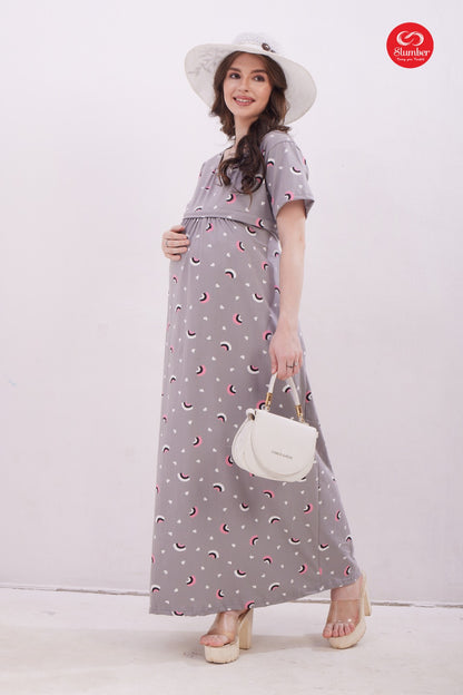 New Colours Gm009 Slumber Cotton Feeding Night Gown Supplier India