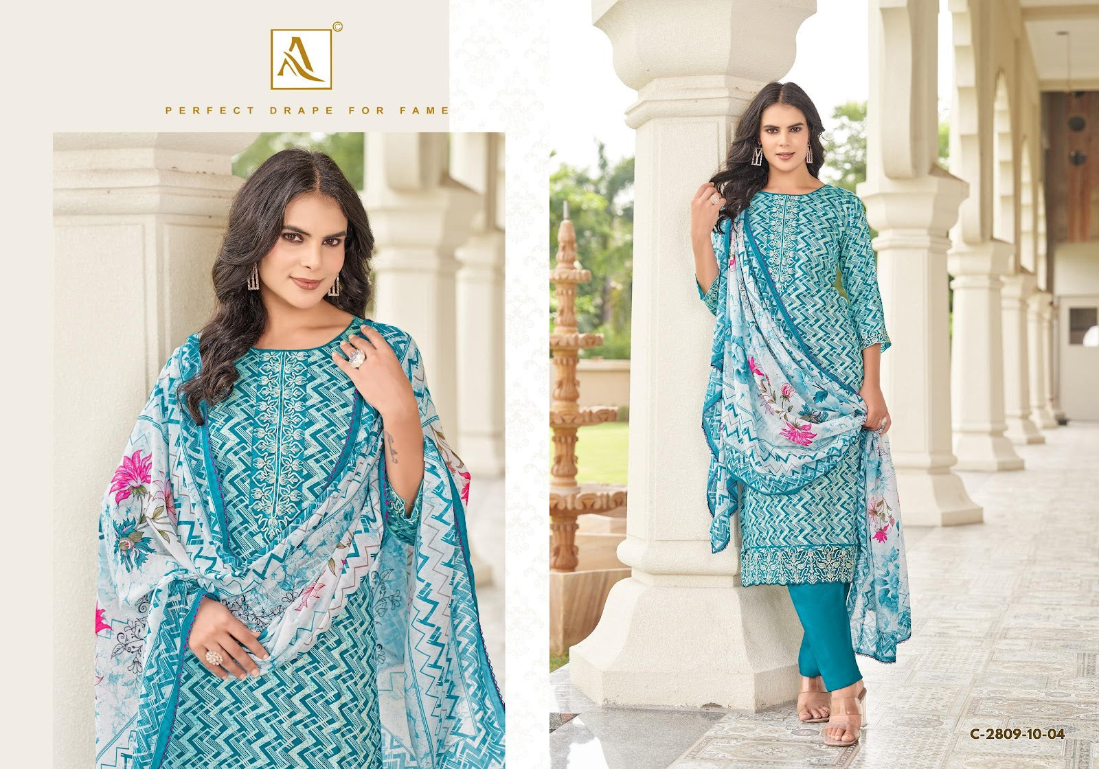New Colours Super Queen Edition 6 Alok Zam Karachi Salwar Suits Wholesale
