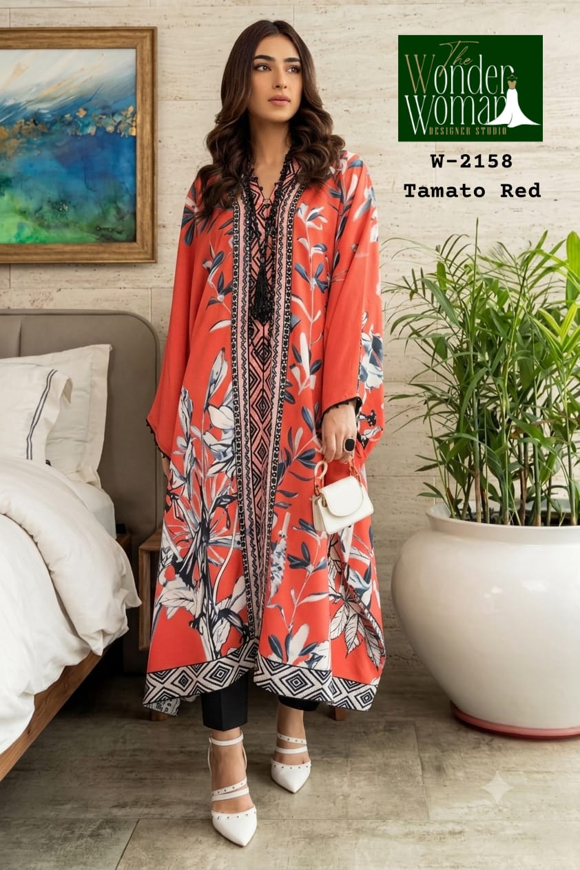 New Colours W-2158 The Wonder Woman Imported Kaftan Pant Set Manufacturer
