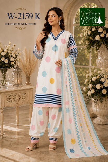 New Colours W-2159 The Wonder Woman Silk Satin Readymade Pant Style Suits Supplier India