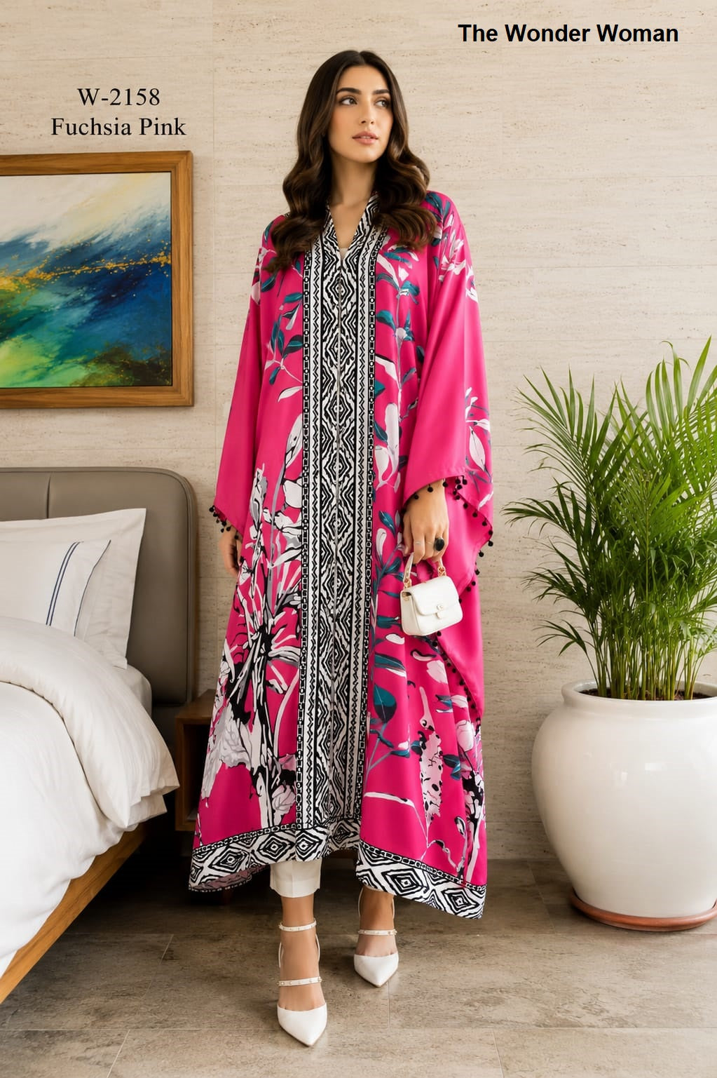 New Colours W 2158 The Wonder Woman Imported Kaftans Wholesaler
