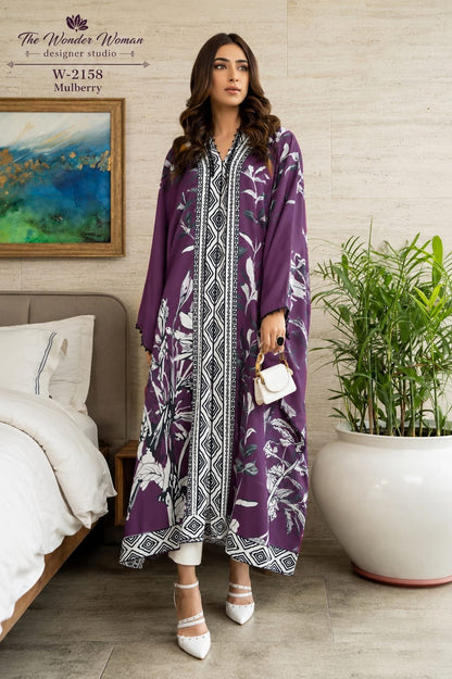 New Colours W 2158 The Wonder Woman Imported Kaftans Wholesaler