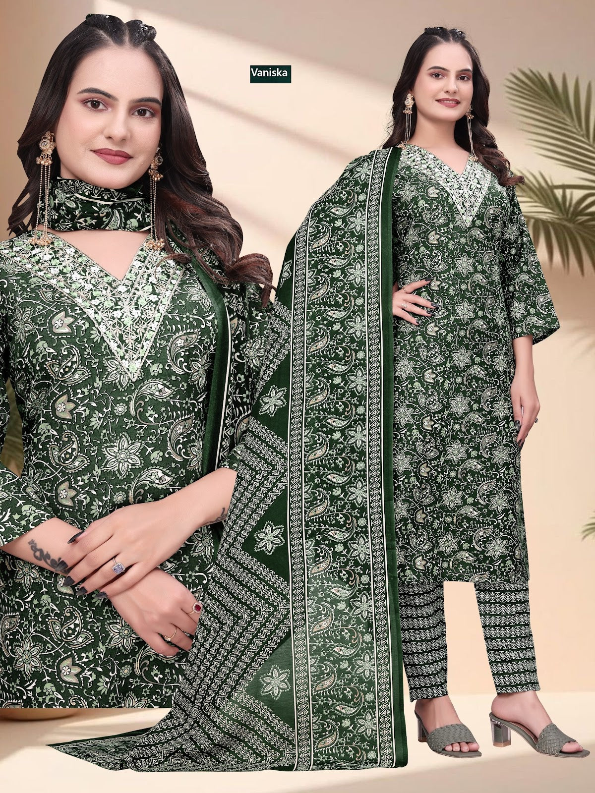 New Combo Vaniska Capsule Readymade Pant Style Suits Wholesaler
