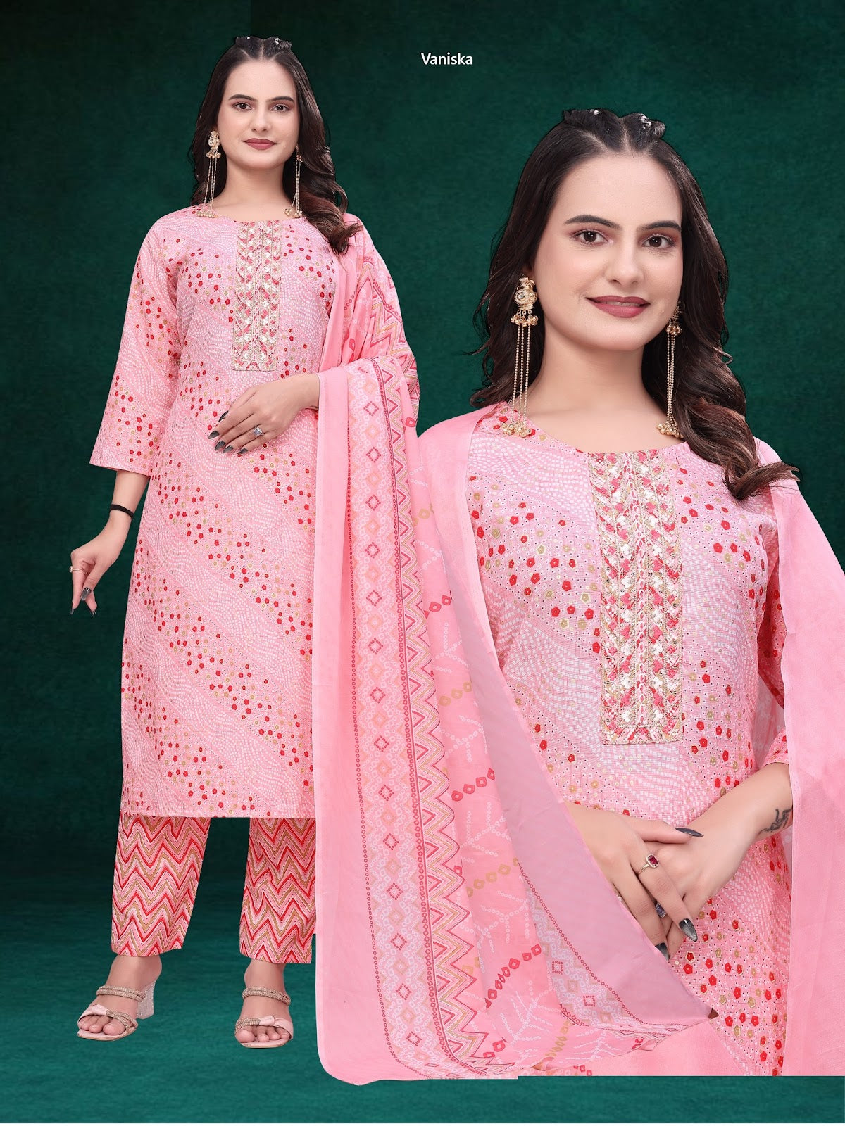 New Combo Vaniska Capsule Readymade Pant Style Suits Wholesaler