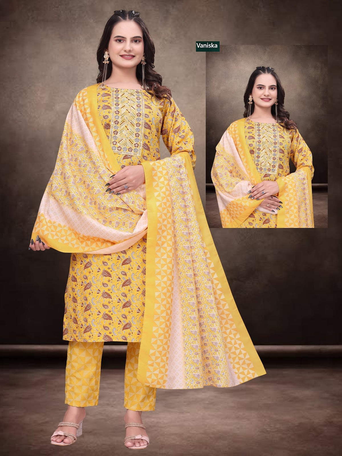 New Combo Vaniska Capsule Readymade Pant Style Suits Wholesaler