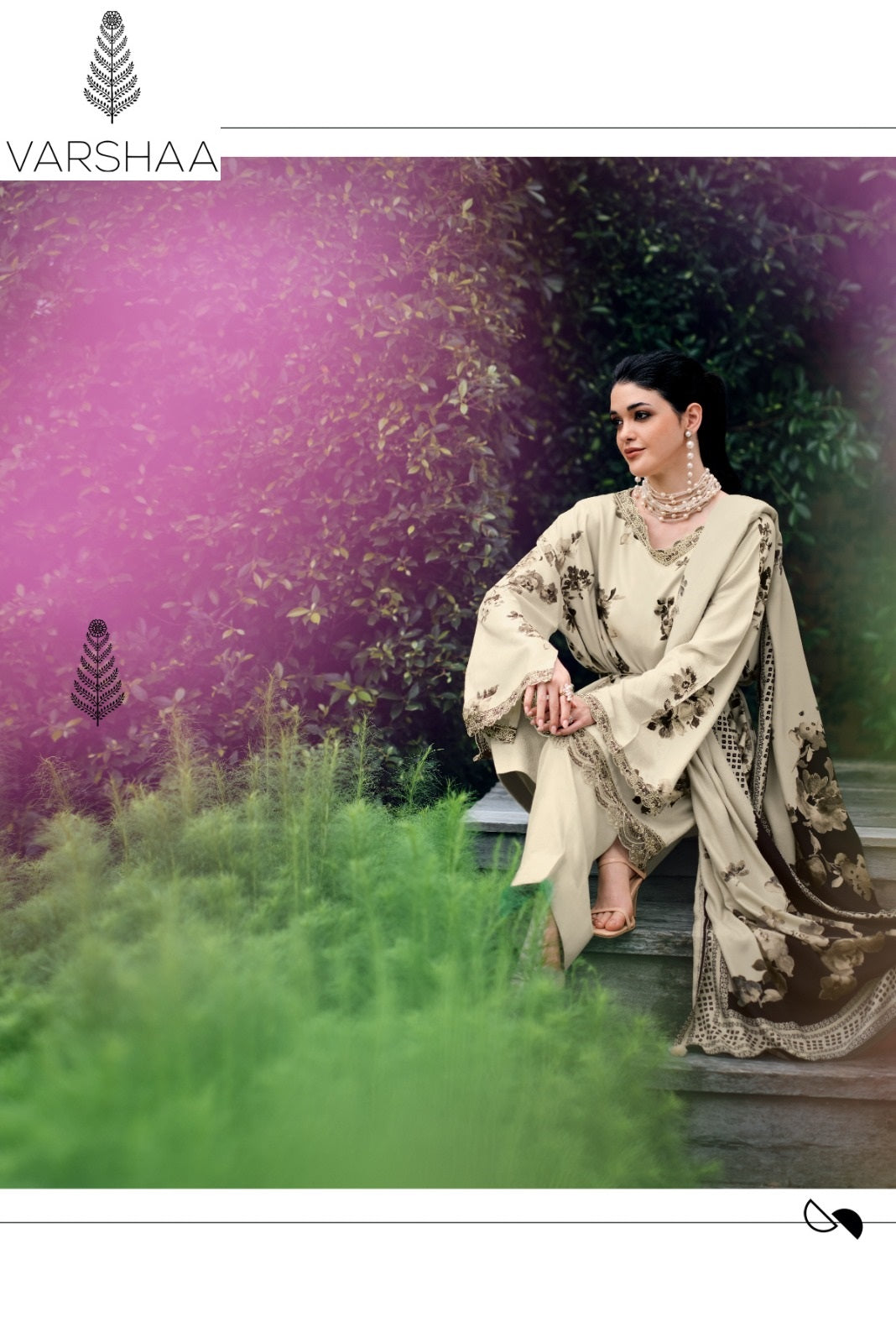 New Cosmo Varshaa Cotton Linen Pant Style Suits Wholesaler Gujarat