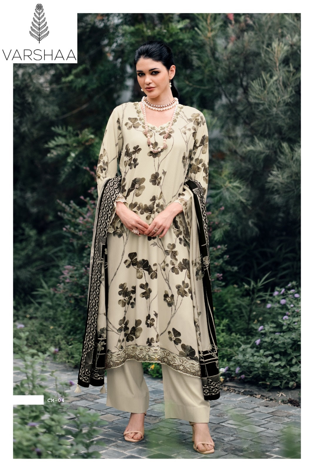 New Cosmo Varshaa Cotton Linen Pant Style Suits Wholesaler Gujarat