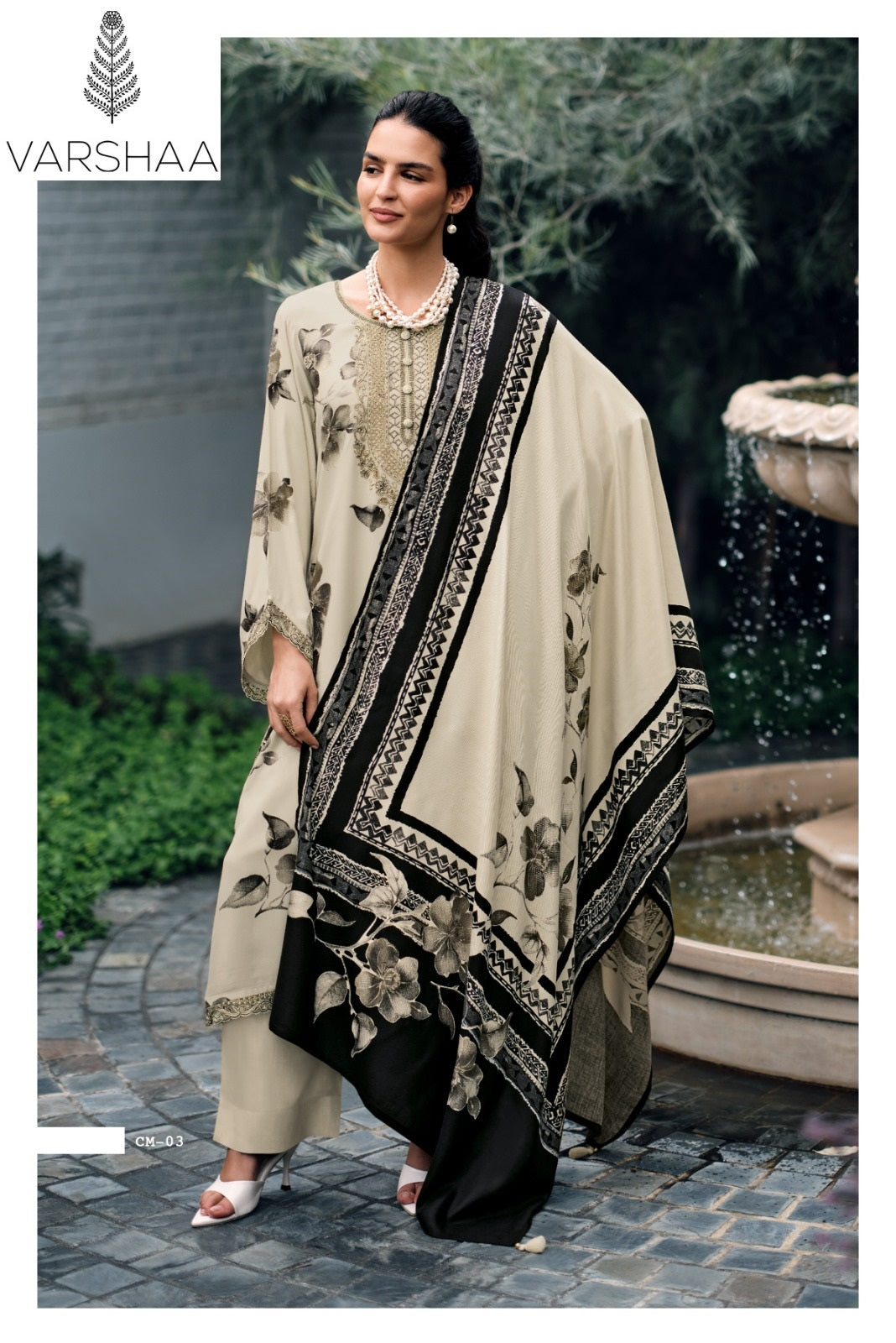 New Cosmo Varshaa Cotton Linen Pant Style Suits Wholesaler Gujarat