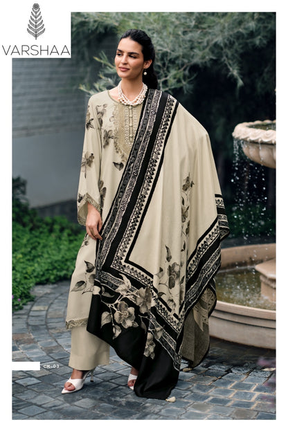 New Cosmo Varshaa Cotton Linen Pant Style Suits Wholesaler Gujarat