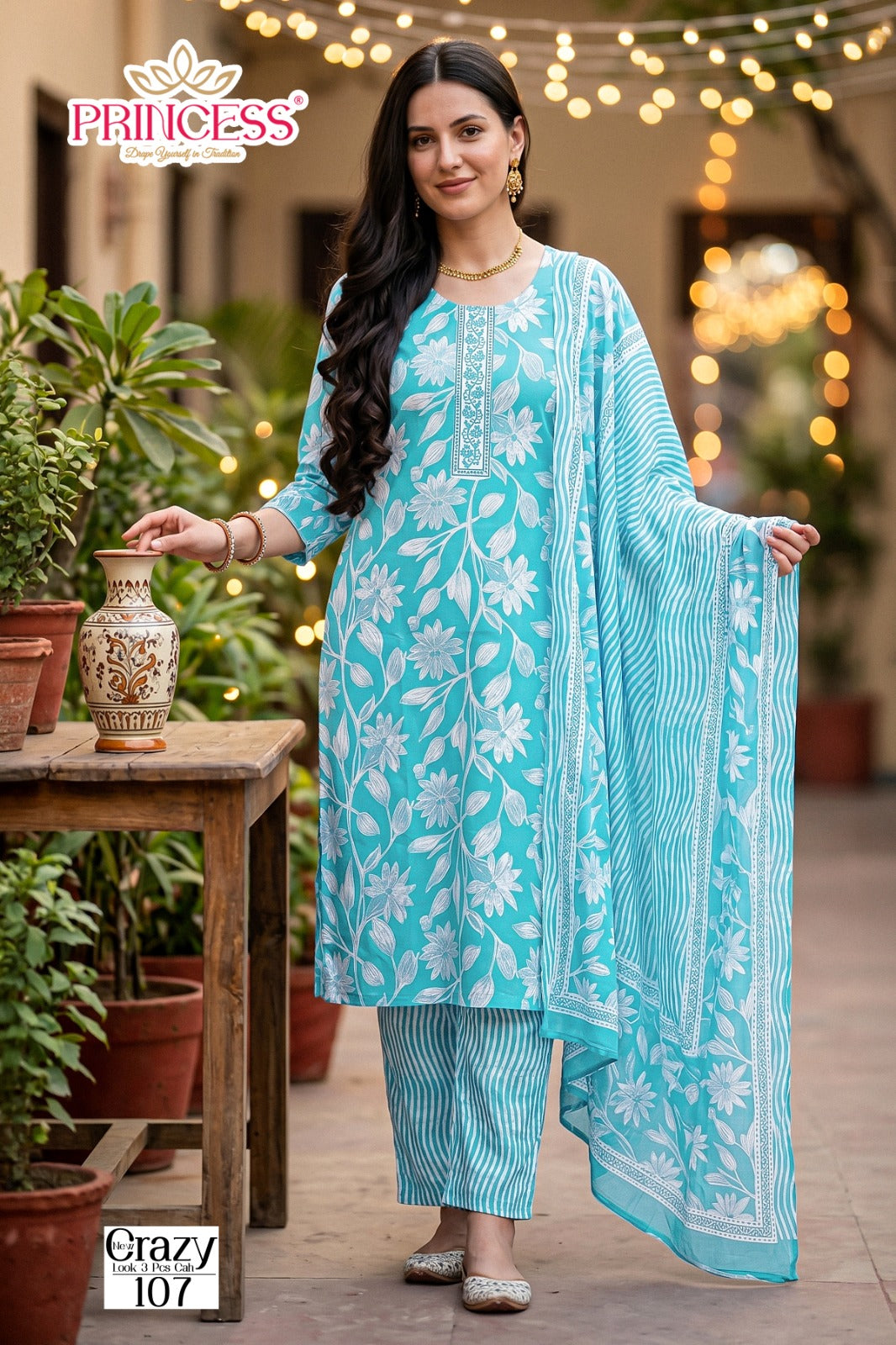 New Crazy Princess Creation Readymade Cotton Pant Suits Wholesale Price