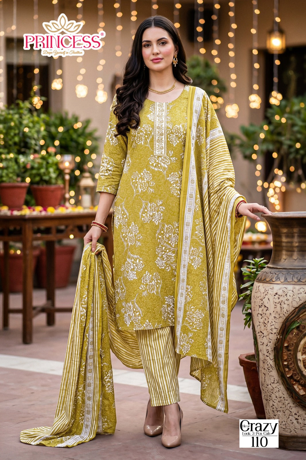 New Crazy Princess Creation Readymade Cotton Pant Suits Wholesale Price