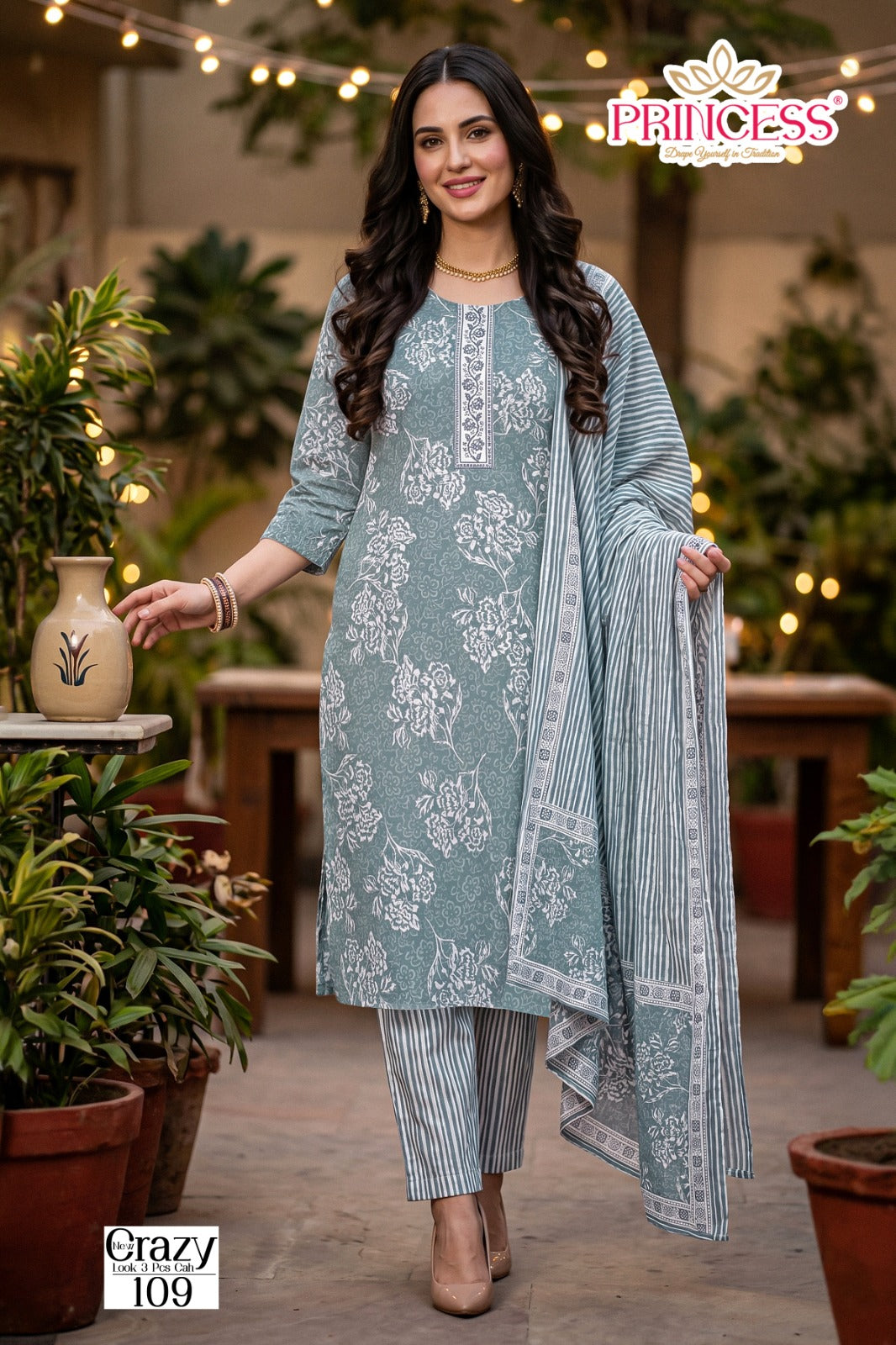 New Crazy Princess Creation Readymade Cotton Pant Suits Wholesale Price