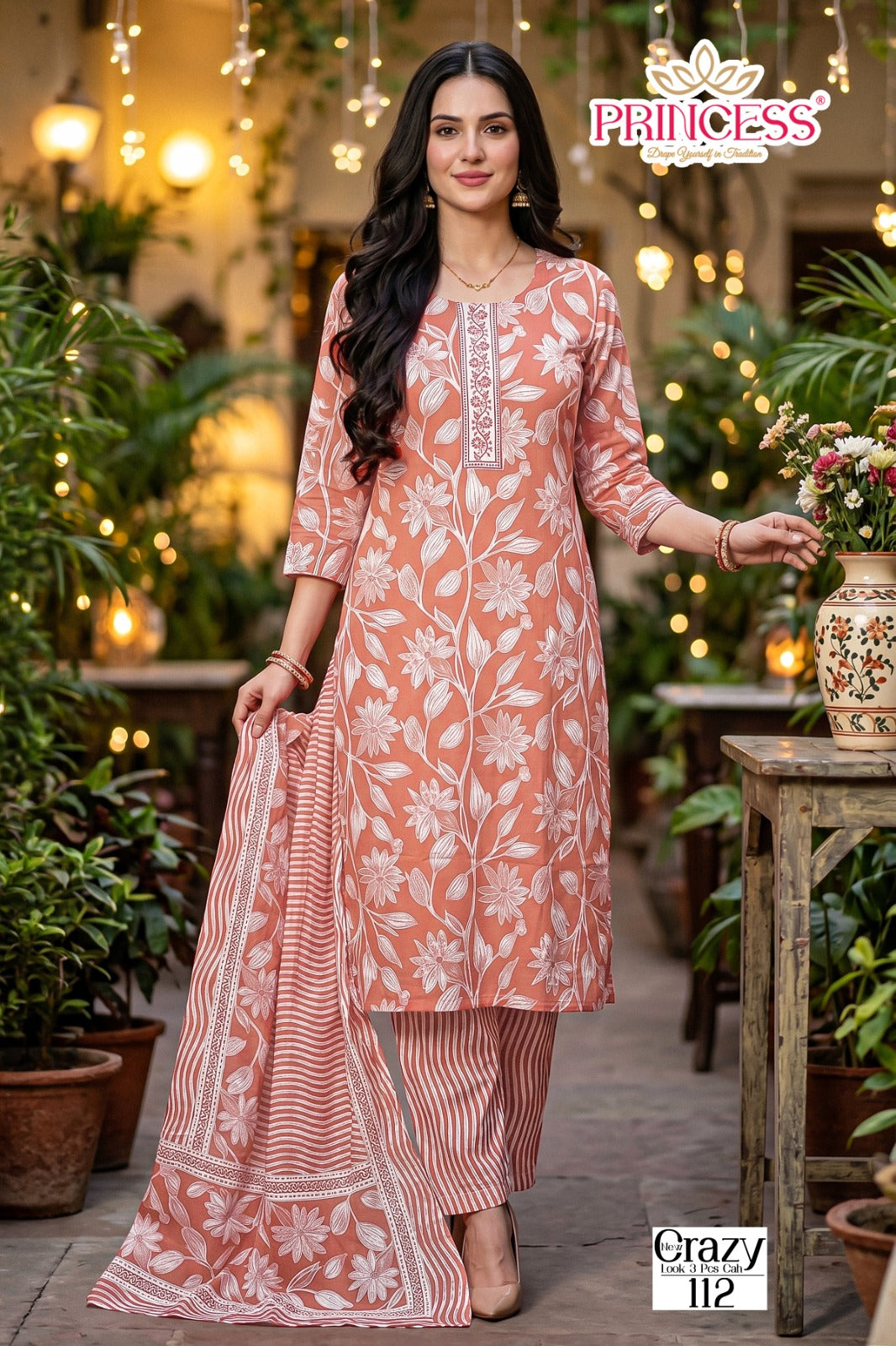 New Crazy Princess Creation Readymade Cotton Pant Suits Wholesale Price